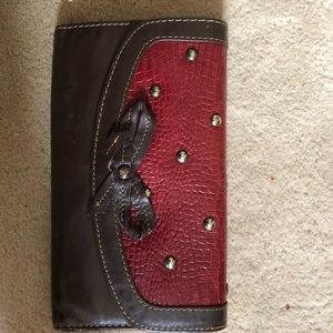 Sofia c wallet Italian made leather. Card slots